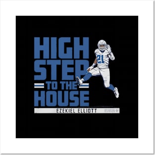 Ezekiel Elliott High Step To The House Posters and Art